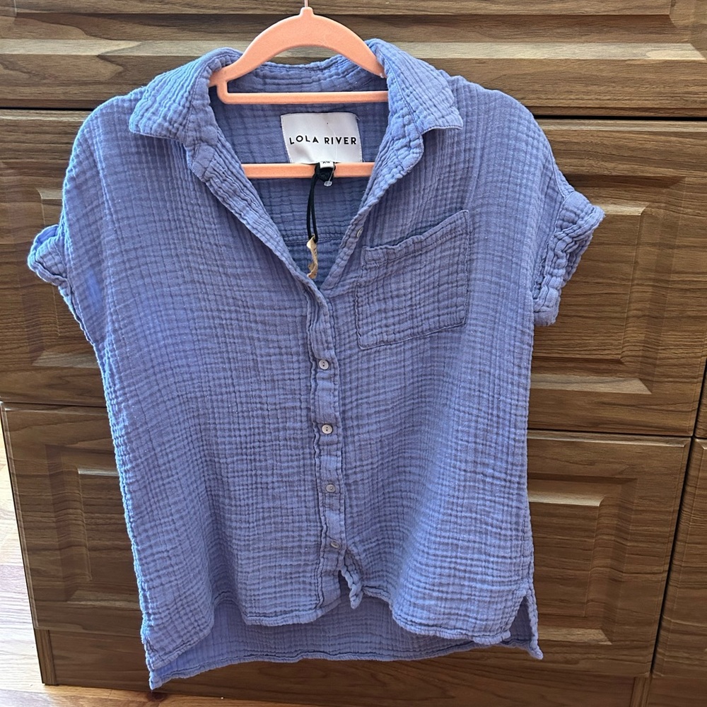 LOLA RIVER Button Down Shirt